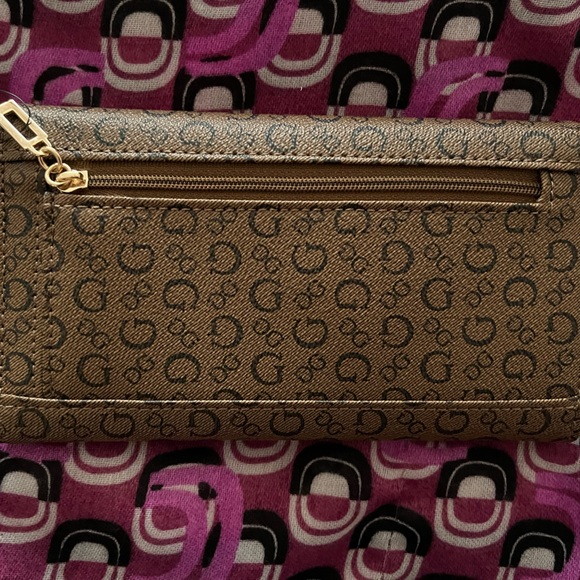 Guess Duo Wallet and mini-wallet in brown-beige - Picture 4 of 5